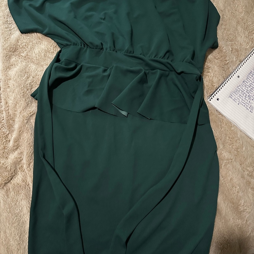 Elegant Dark Green Dress